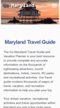 Mobile Screenshot of go-maryland.com