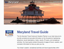 Tablet Screenshot of go-maryland.com